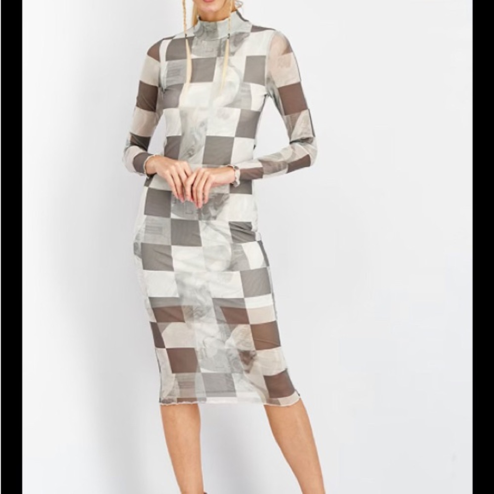 Forever 21 / dresses / mesh midi dress
